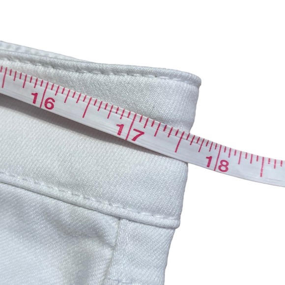 prAna Kara White Five Pocket Denim Jeans Size 12/31 Model #W4KARA115 - Picture 9 of 13